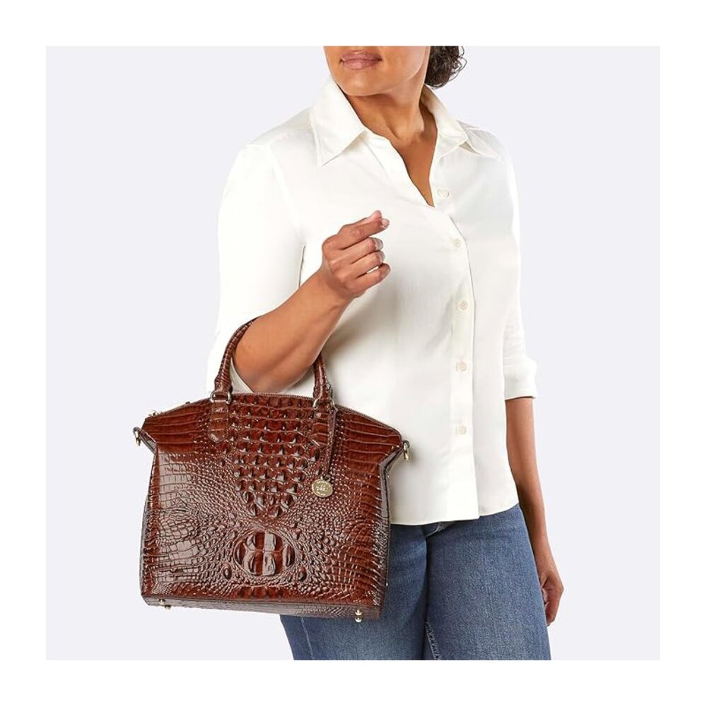 Brahmin Large Duxbury Leather Satchel – Desert Bloom - Picture 5 of 8